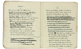 Dylan Thomas notebook