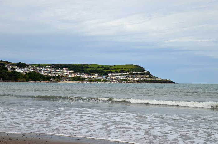New Quay from Llanina sands